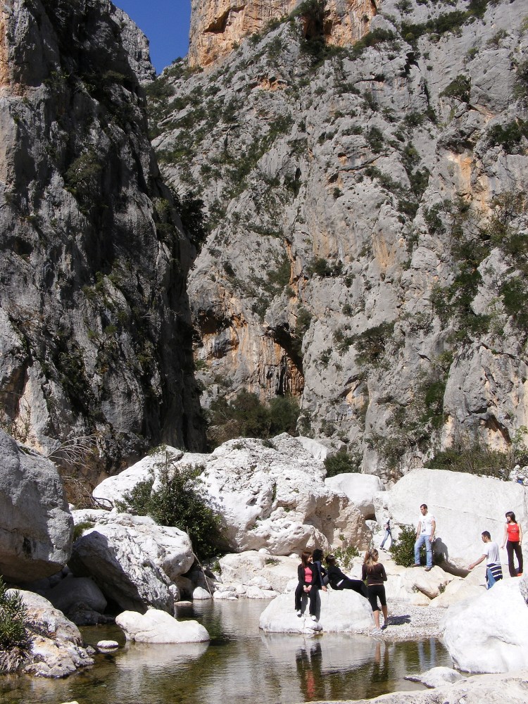 The entrance of the canyon