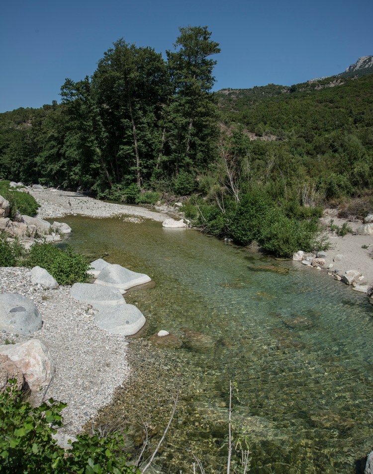 The river Flumineddu