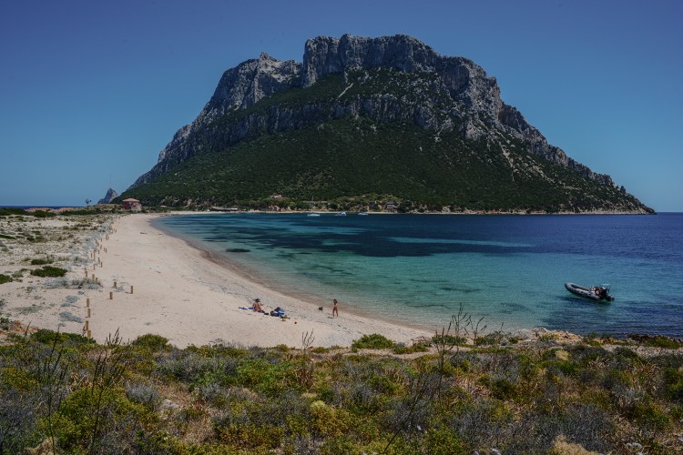 Tavolara, the beach