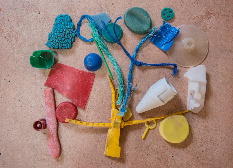 Colourful little plastic pieces